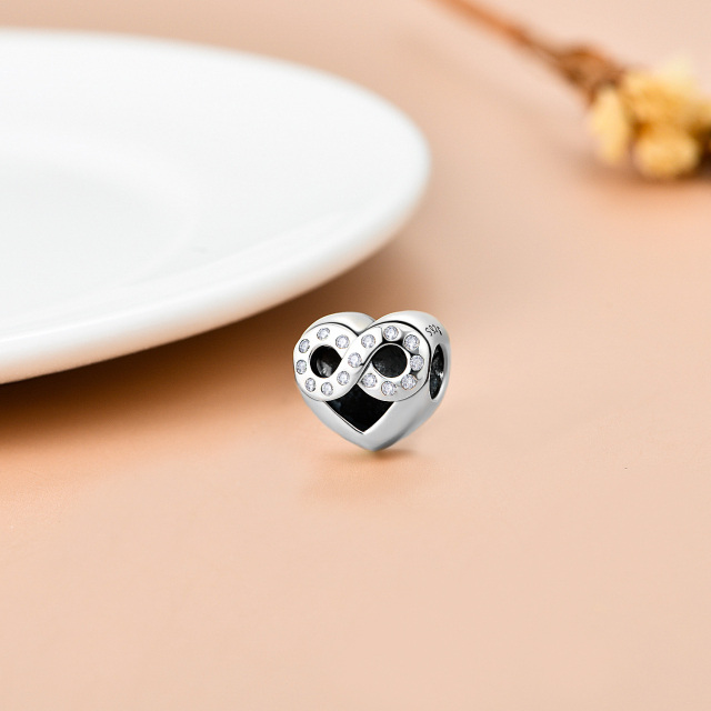 Amuleto com foto personalizada para pulseira, colar, formato de coração personalizado-3