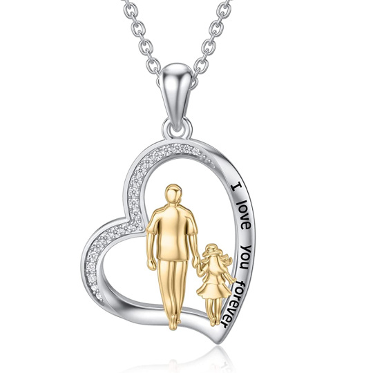 Collier avec pendentif en forme de cœur en argent sterling S925, cadeau pour femme, maman