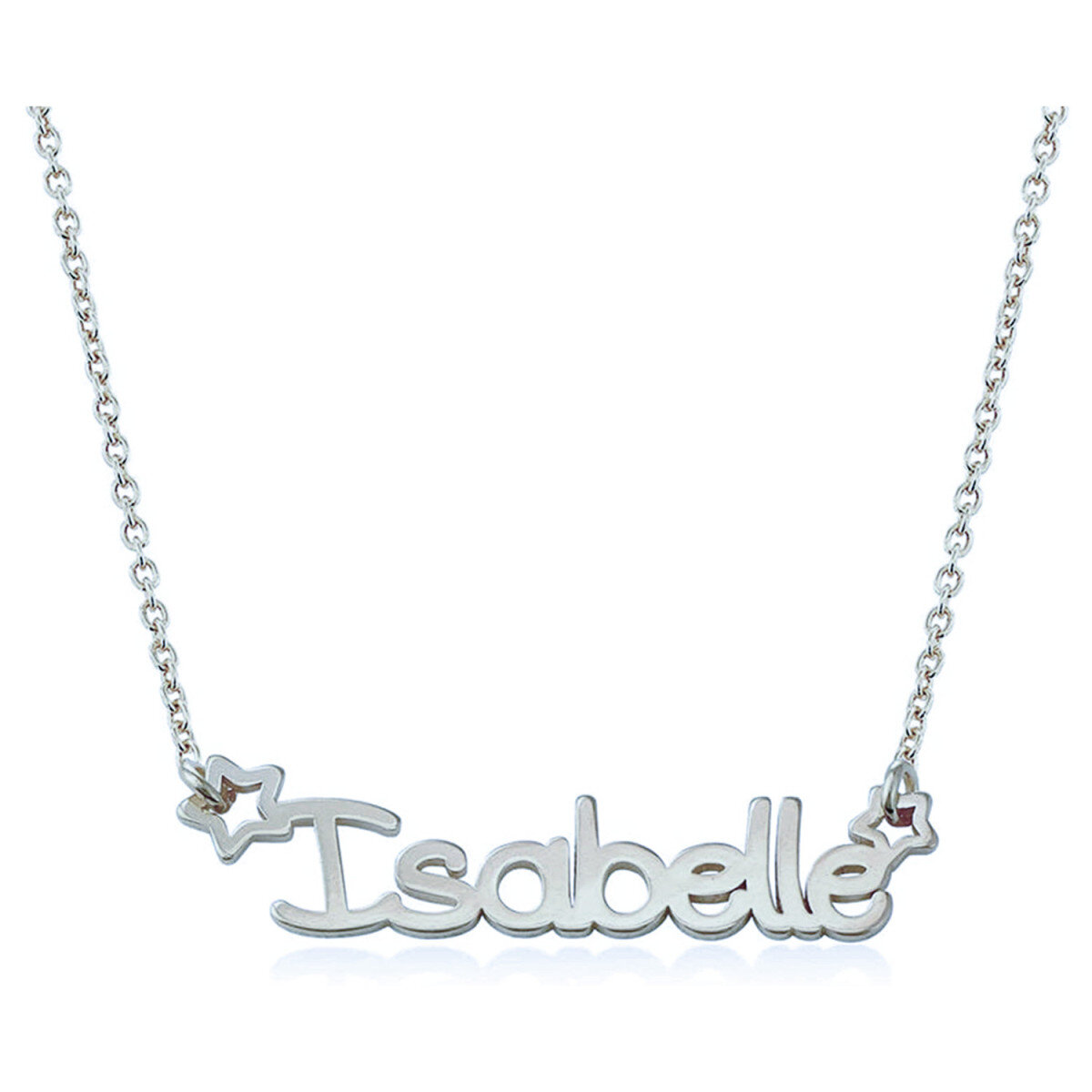 14K Gold & Personalized Classic Name Star Pendant Necklace-1