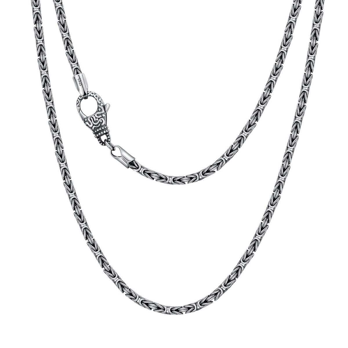 Byzantinische Kette aus Sterlingsilber Halskette -1