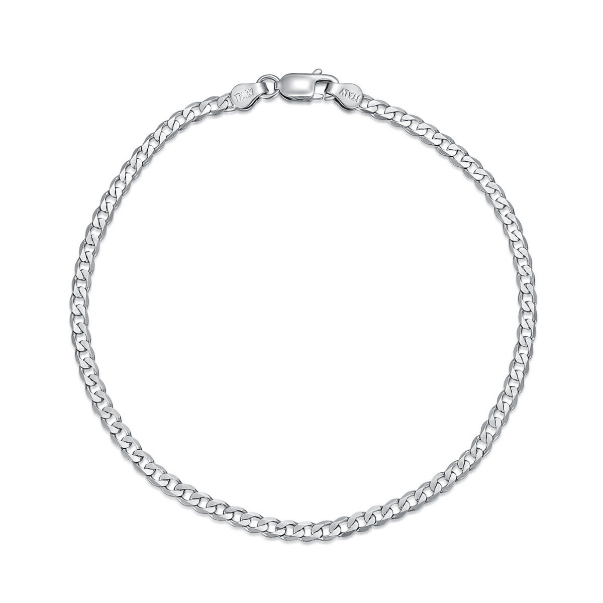 Bracelet de chaîne à maillons en argent sterling-1