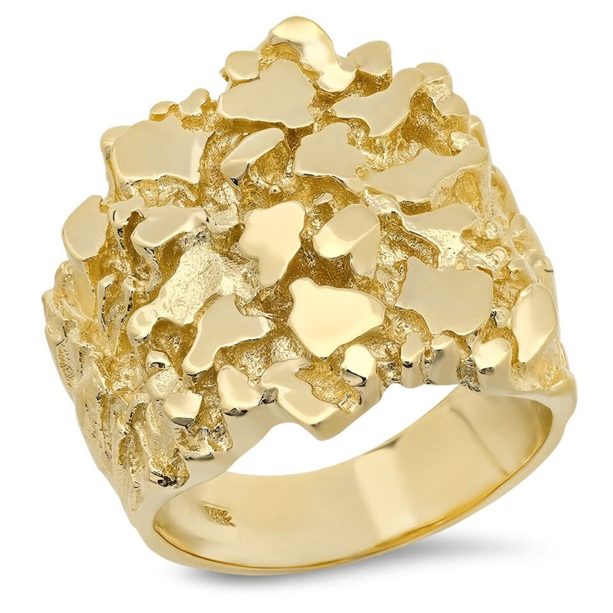 18K Yellow Gold Plated Ring for Men-1