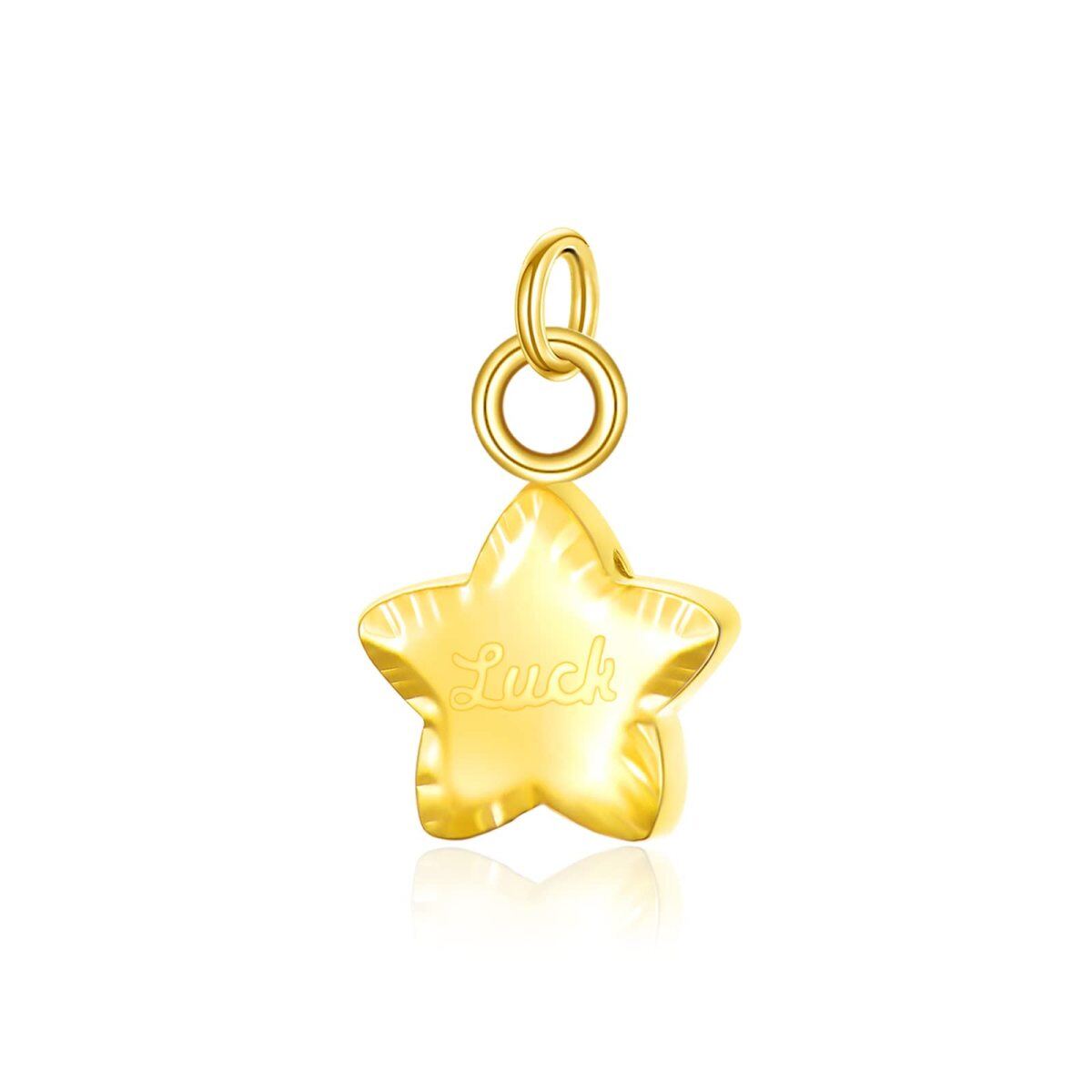 Colgante Estrella Oro 18K-1