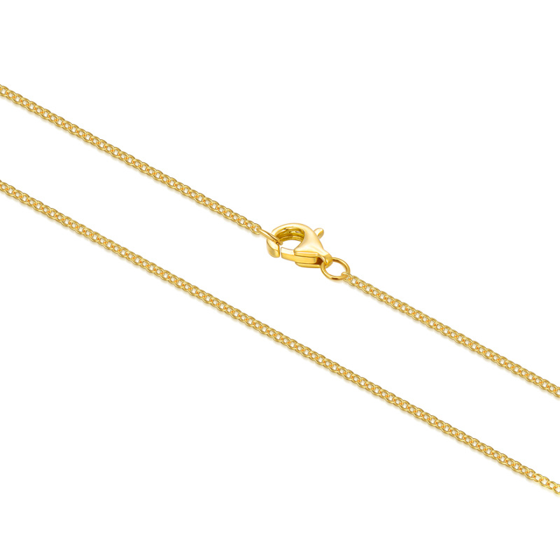 18K Gold Kabelkette Halskette