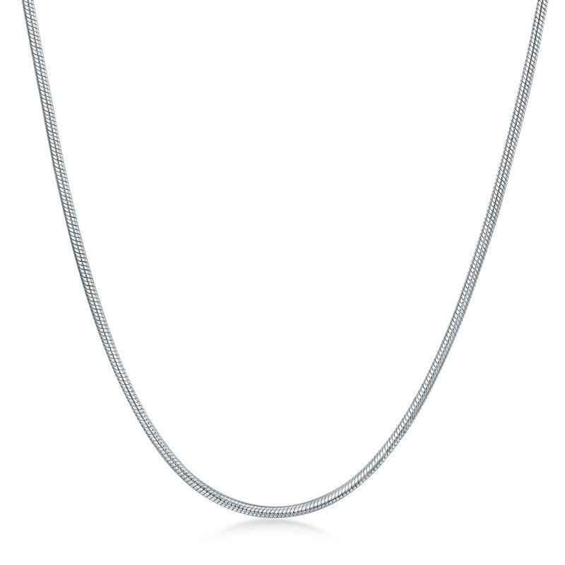 Sterling Silver Snake Snake Chain Necklace-1