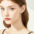 wholesale 925 Sterling Silver Devil Angel Stud Earrings With Blue Moonstone Cubic Zirconia For Women-0-5