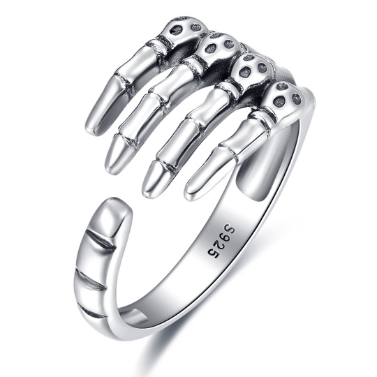 Sterling Silver Skeleton Open Ring