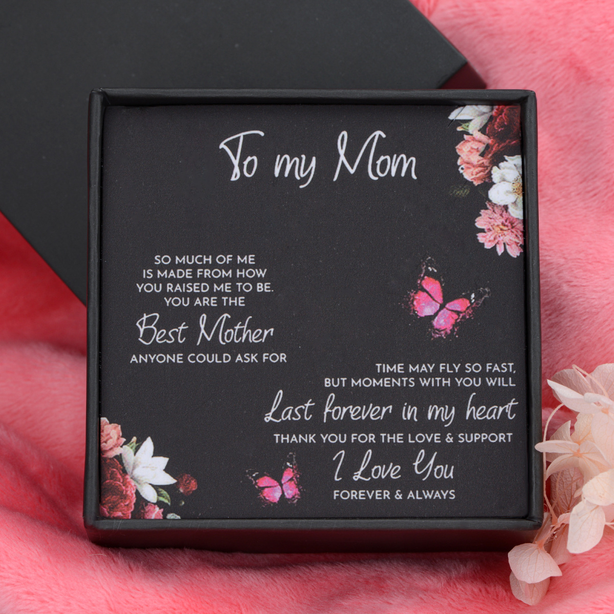 To my mom Exquisite Jewelry Box Greeting Cards Gift Cards for Her-1