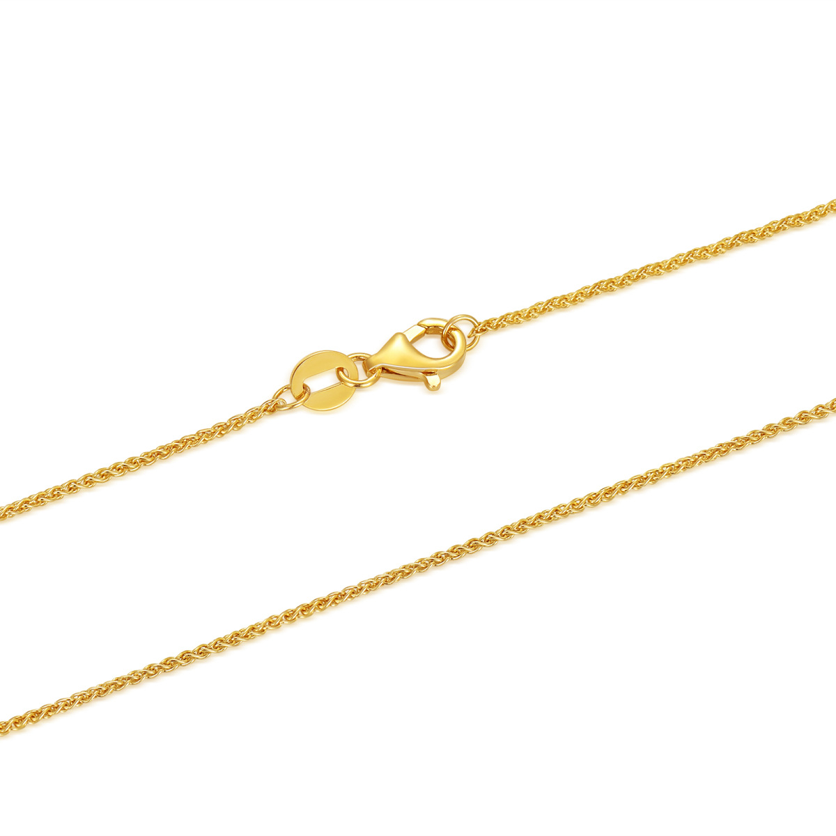 14K Gold Chopin Chain Necklace-1