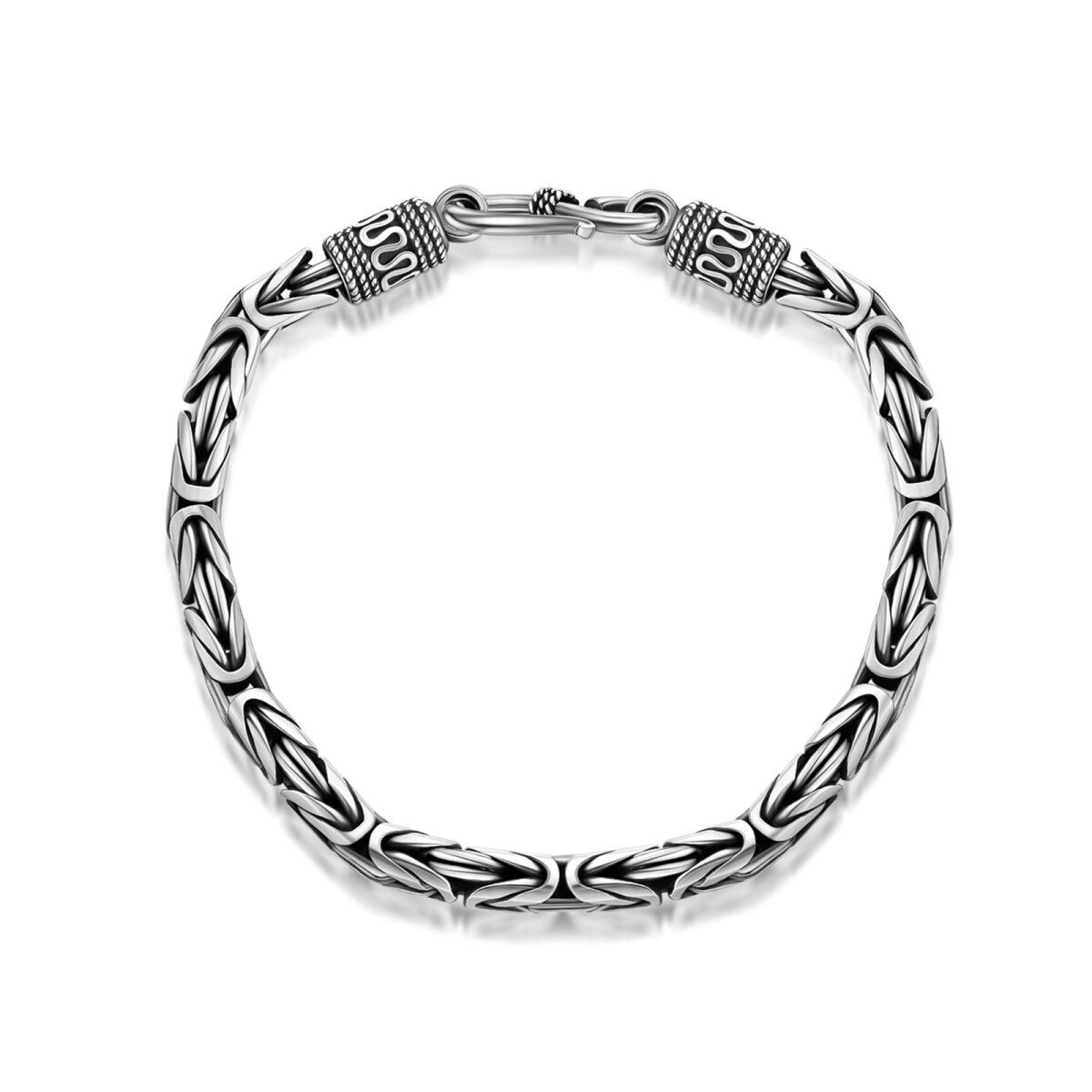 Sterling Silber Kettenarmband für Männer-1