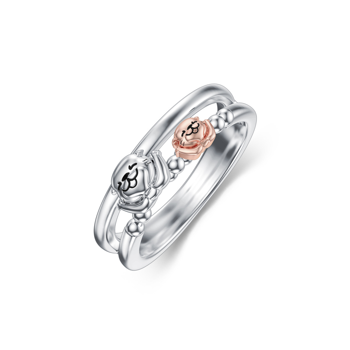 Sterling Silver Sea Otter Ring-1