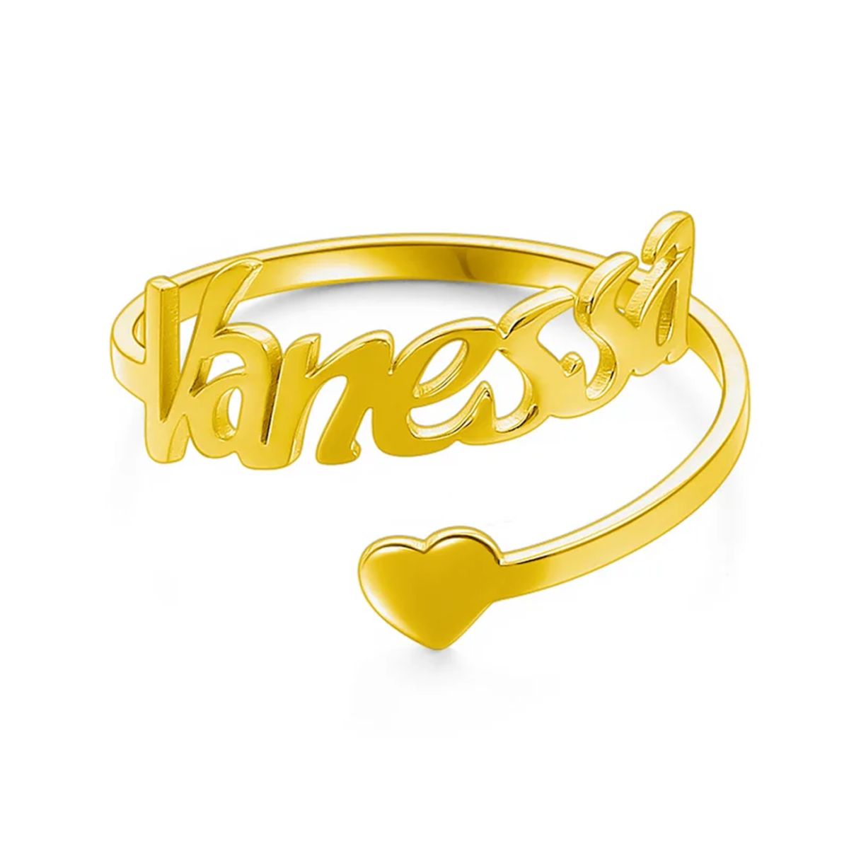 10K Gold Personalized Classic Name Ring-1