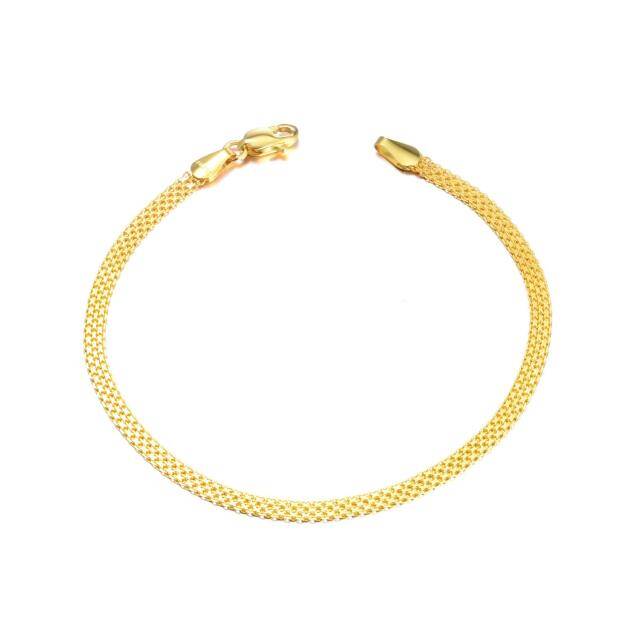 18K Gold Kette Armband-0