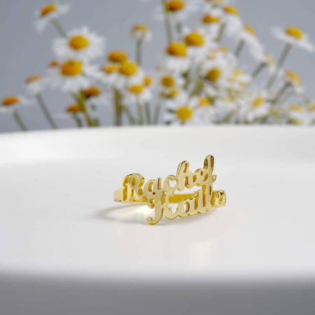 14K Gold Personalized Classic Name Ring-2