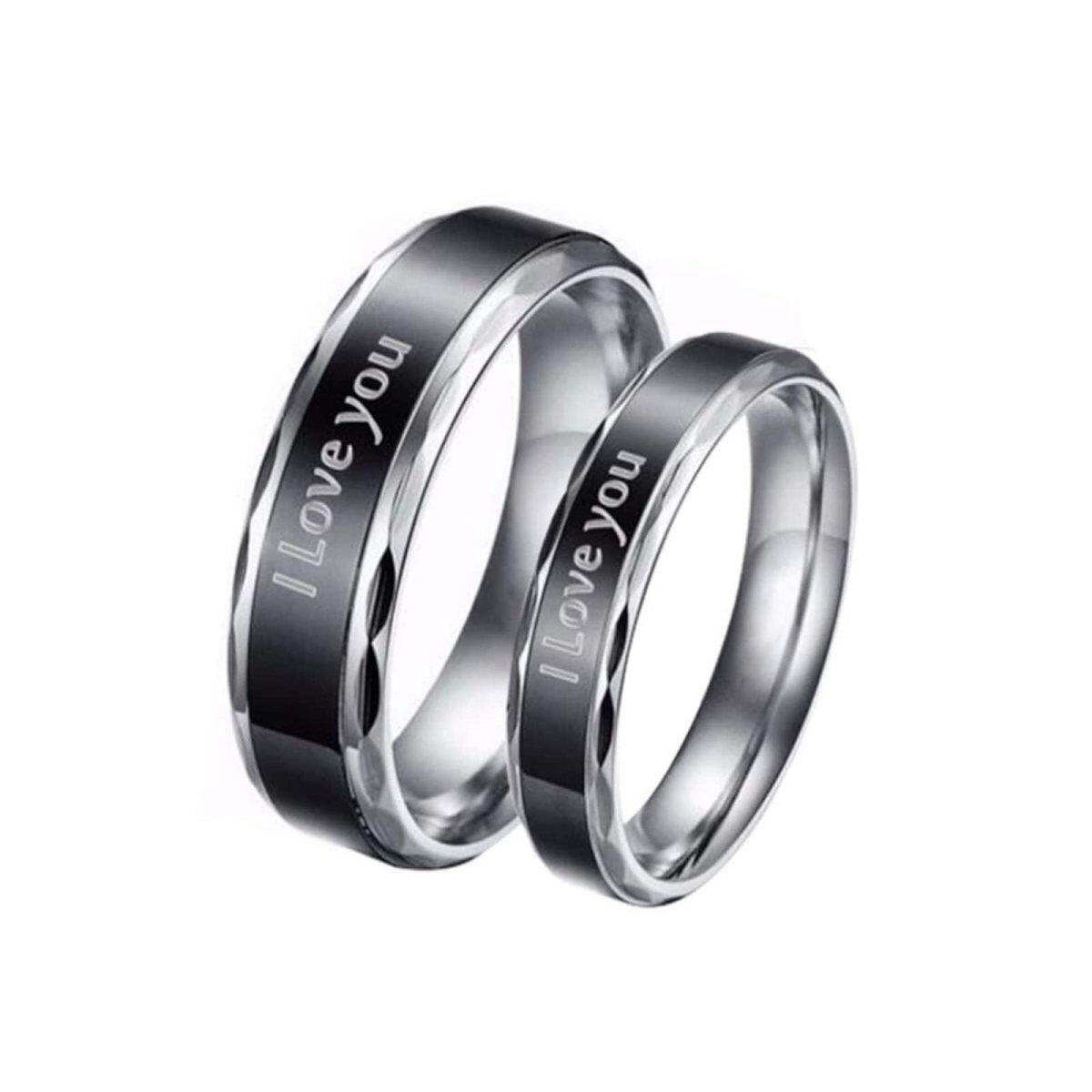 Sterling Silver Couple Couple Rings-6