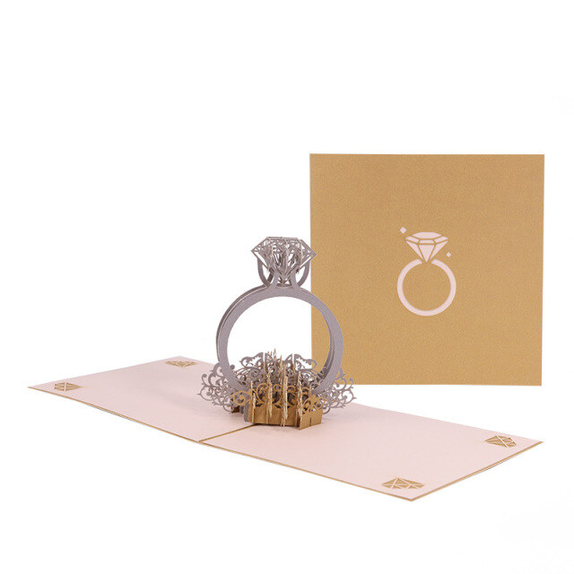 Valentine's Day Three-Dimensional Card Exquisite Couple Creative To Send Girlfriend-1