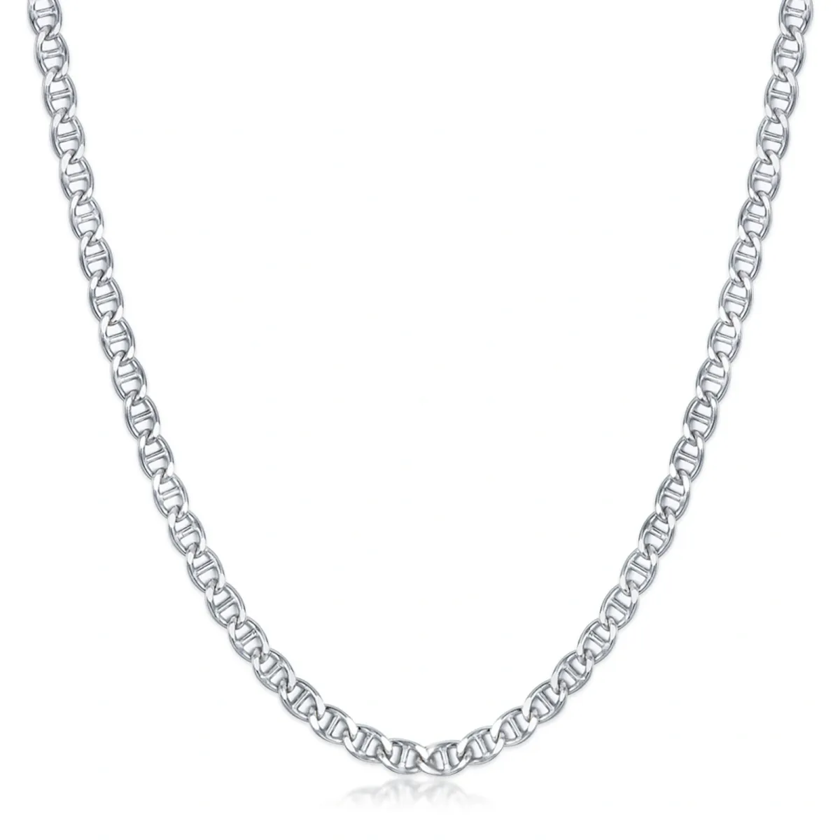 Sterling Silver Chain Necklace-1
