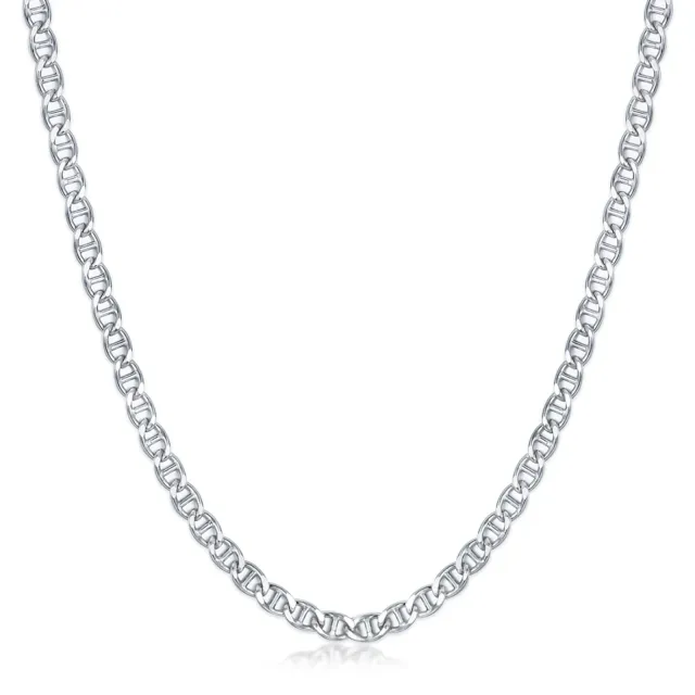 Sterling Silver Chain Necklace-0