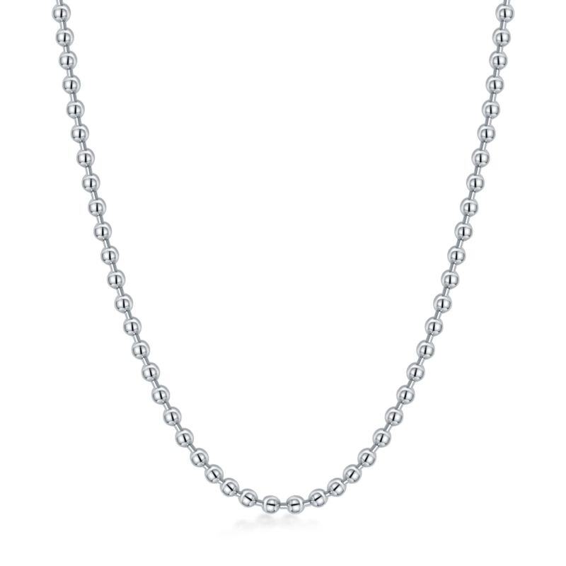 Sterling Silber Perle Perlenkette Halskette