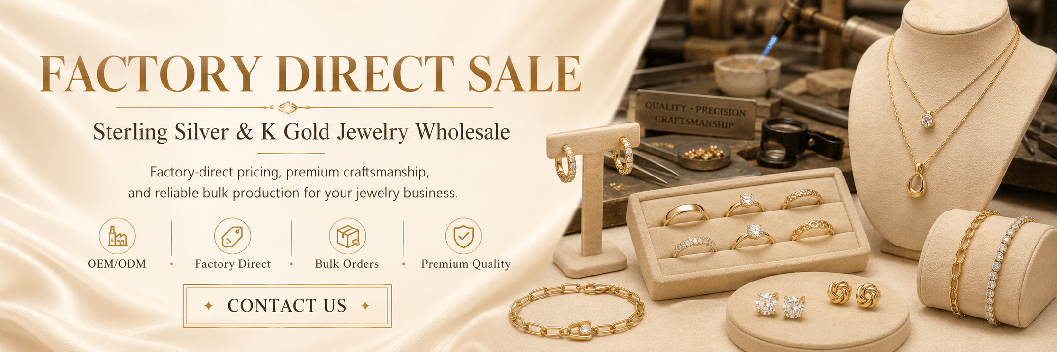 Factory direct wholesale jewelry banner