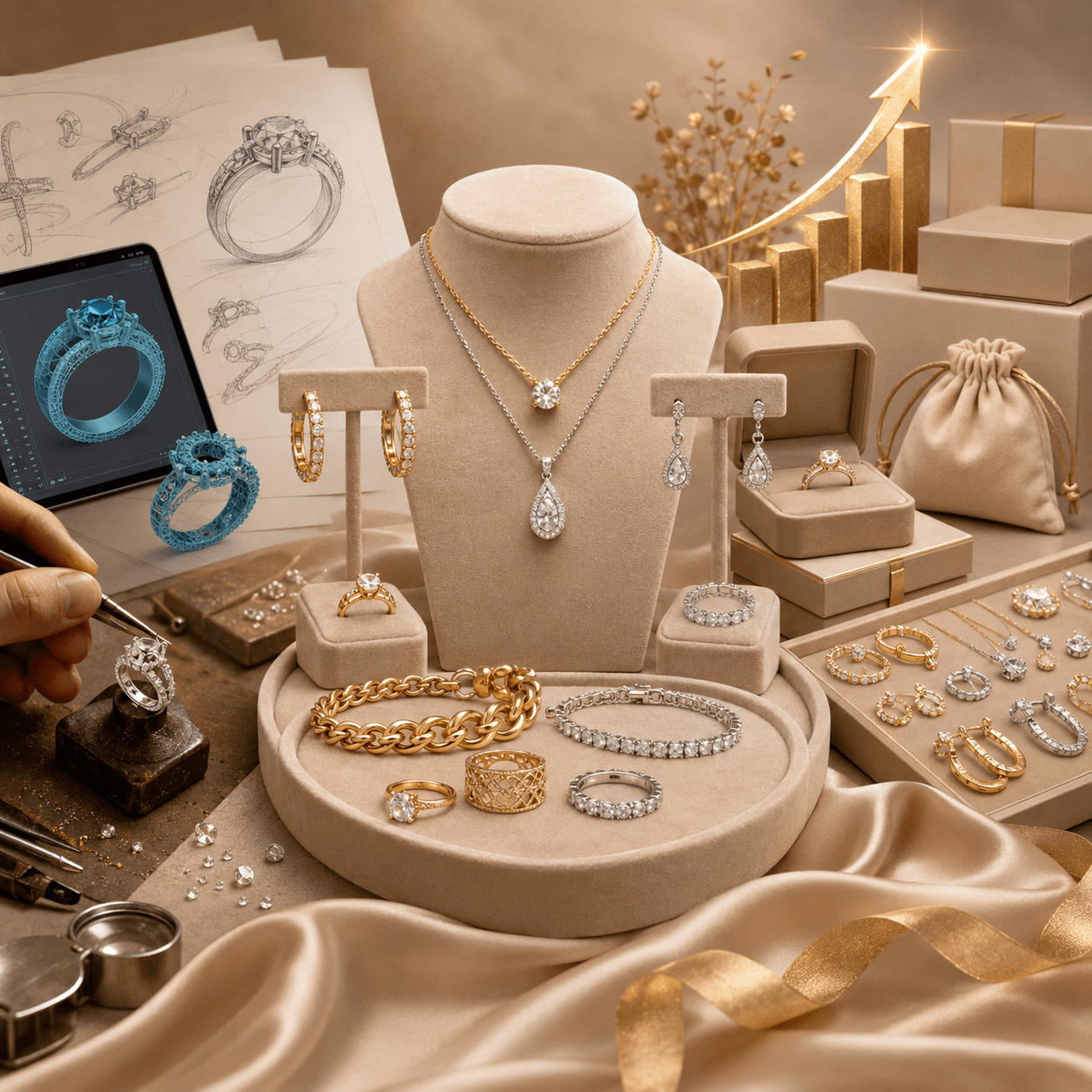 Wholesale jewelry products and custom rings
