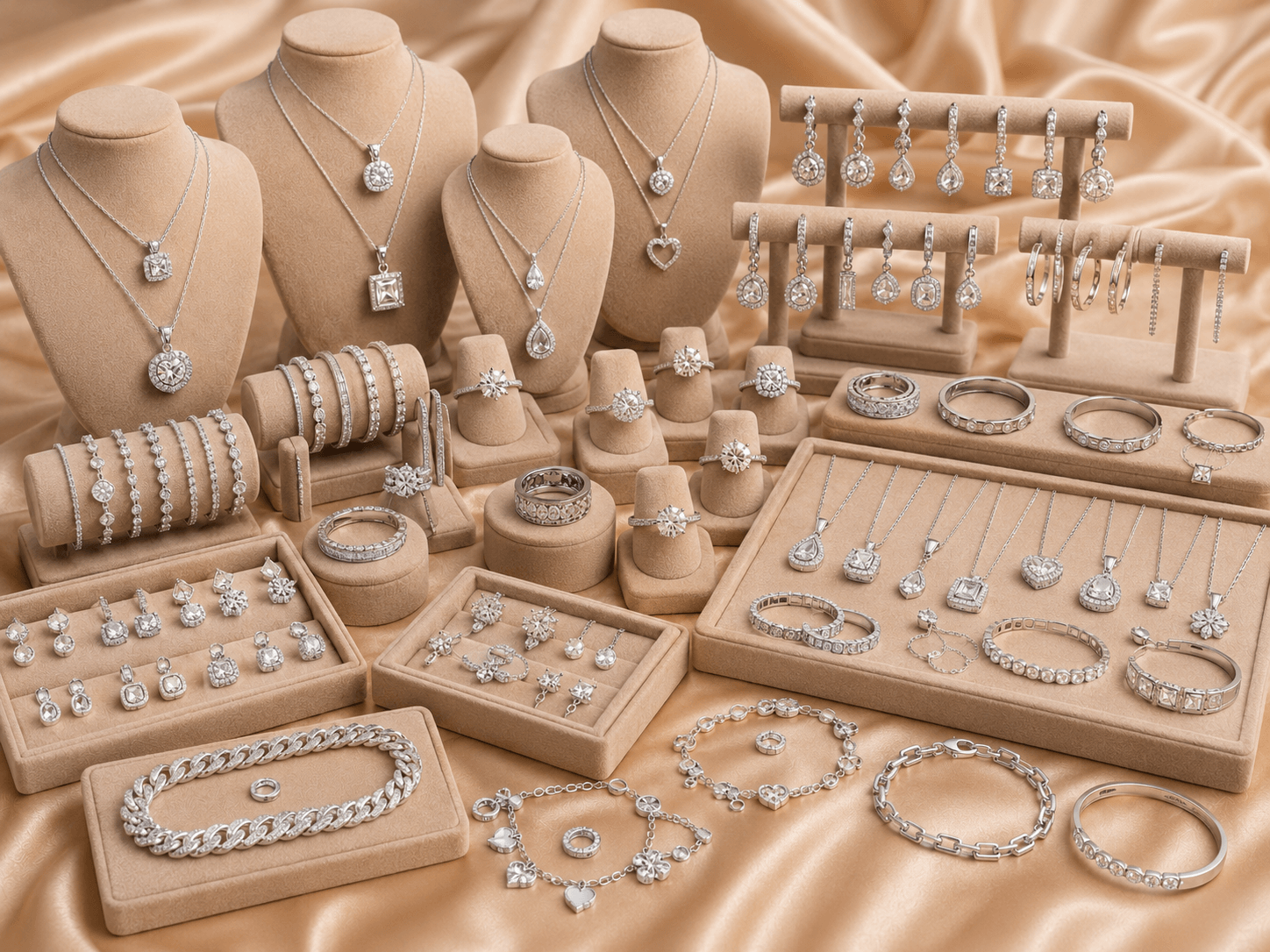 Jewelry product category display