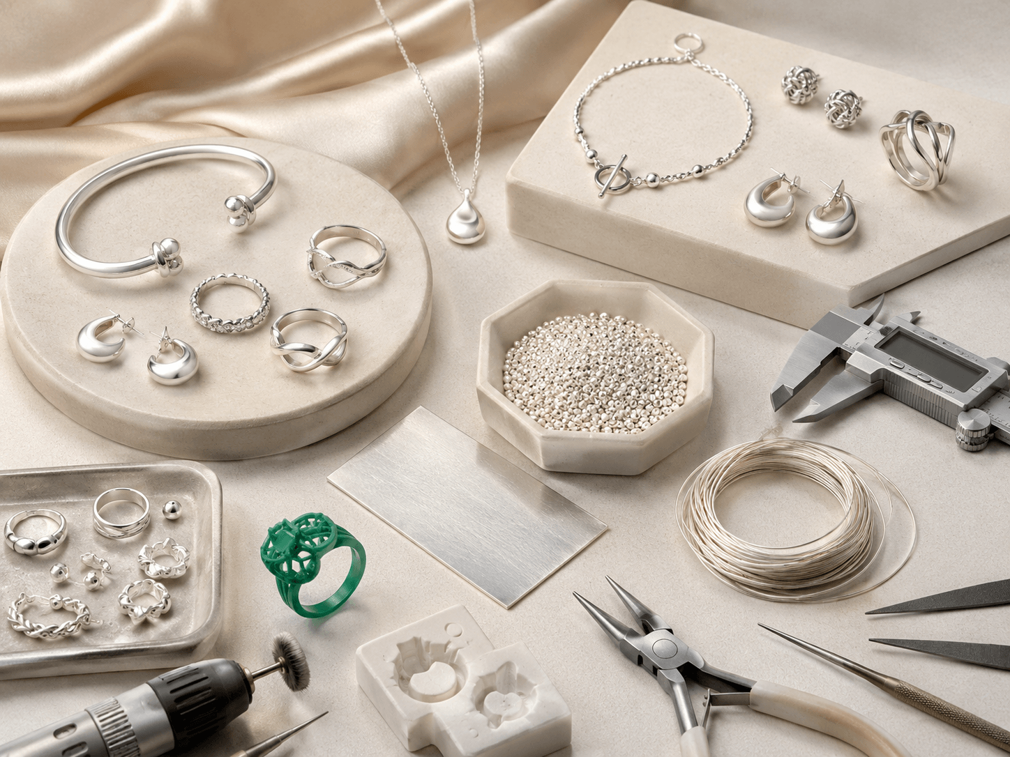Jewelry material and production process