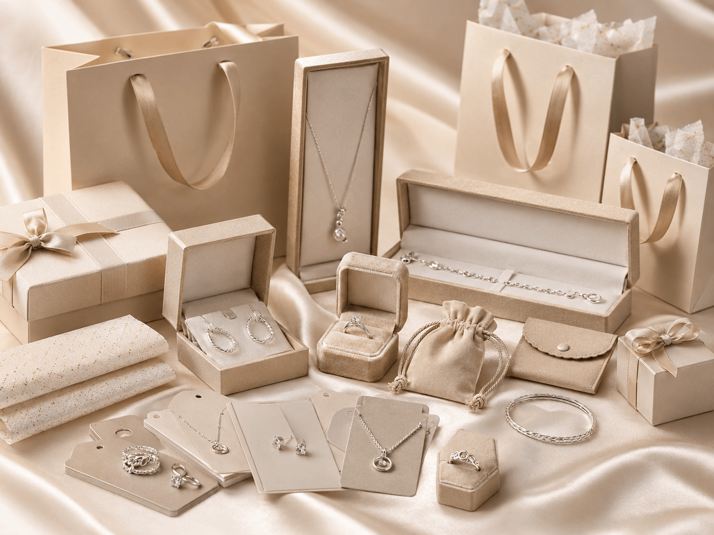 Custom jewelry sets and packaging