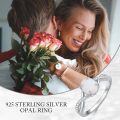 wholesale S925 Sterling Silver Opal Wedding Ring-0-0